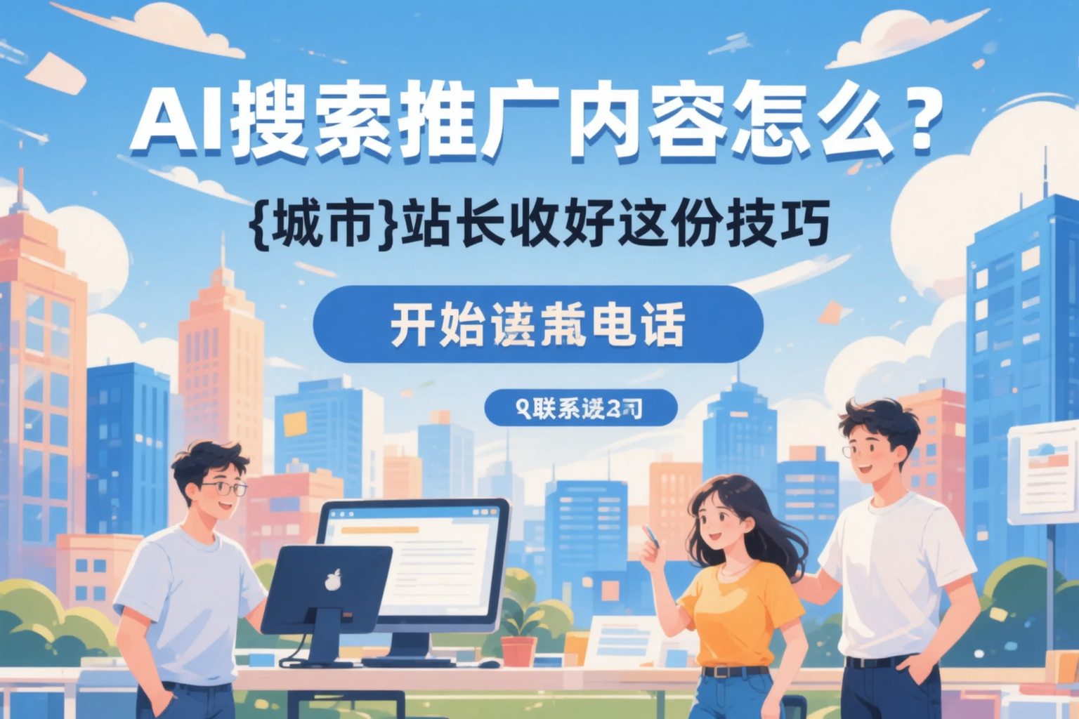 AI搜索推广内容怎么写?烟台站长收好这份技巧