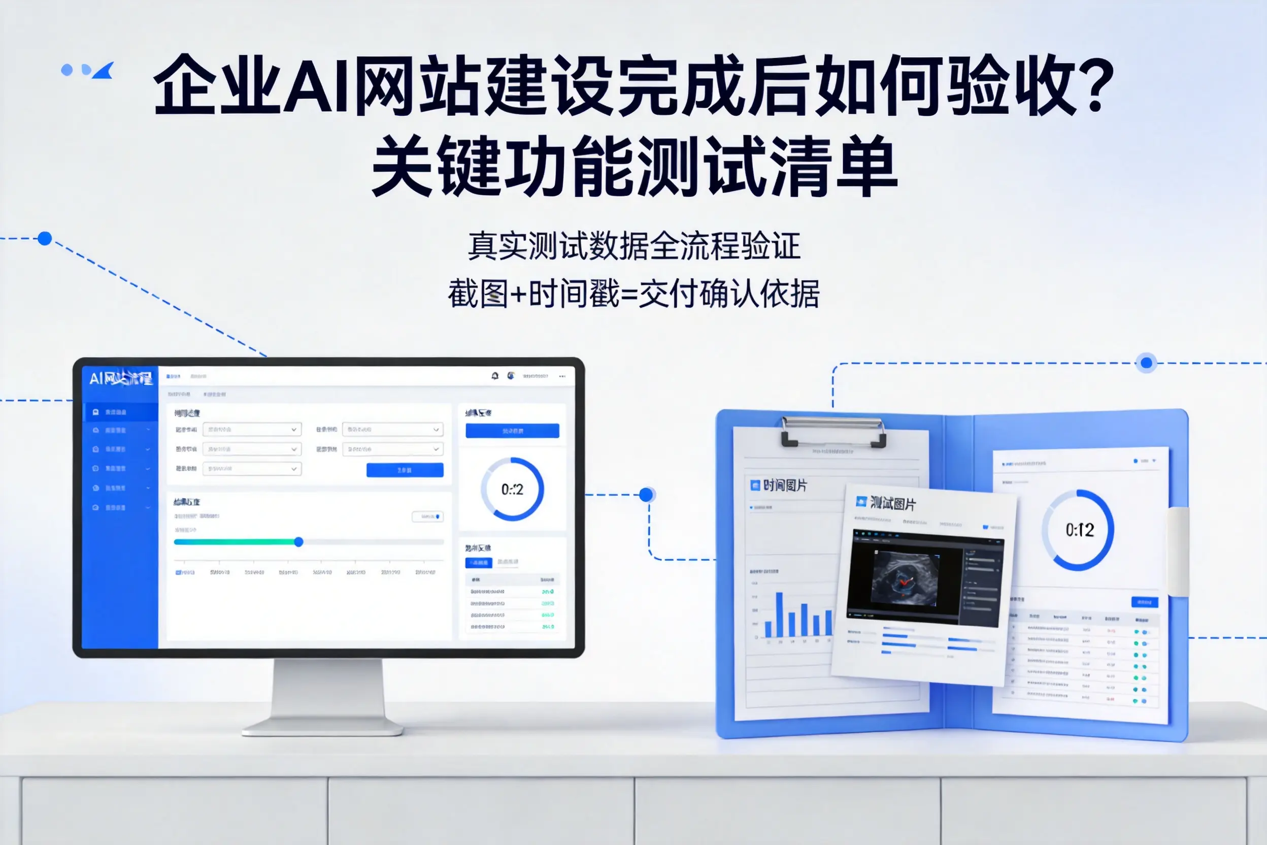 烟台企业AI网站建设完成后如何验收？关键功能测试清单