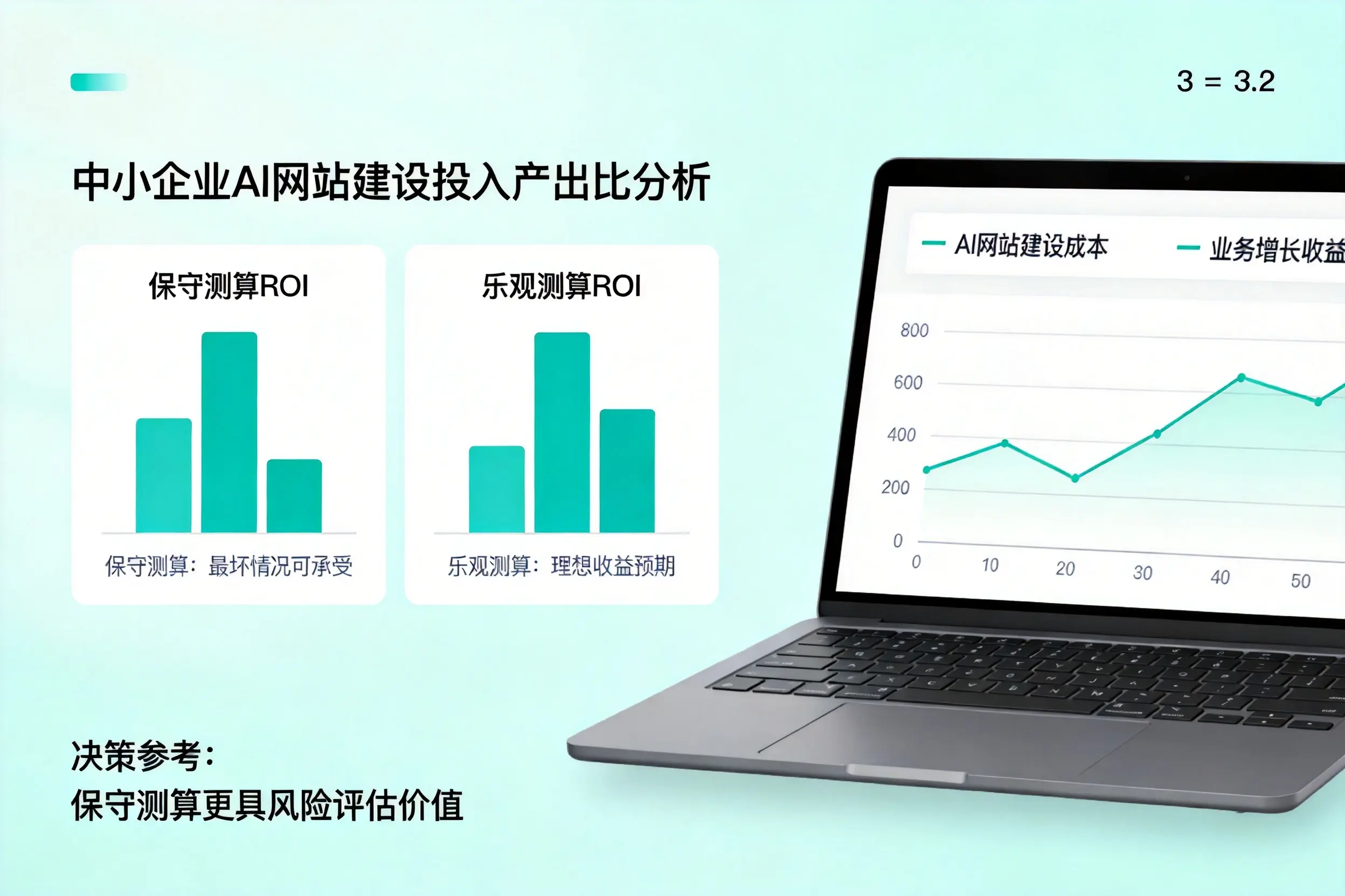 烟台中小企业AI网站建设投入产出比怎么算？先看这份分析
