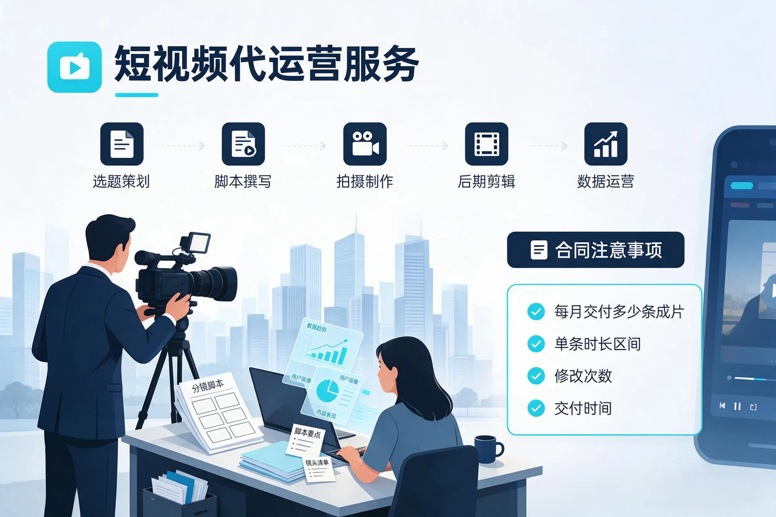 短视频代运营包含哪些服务?烟台企业常见问题科普