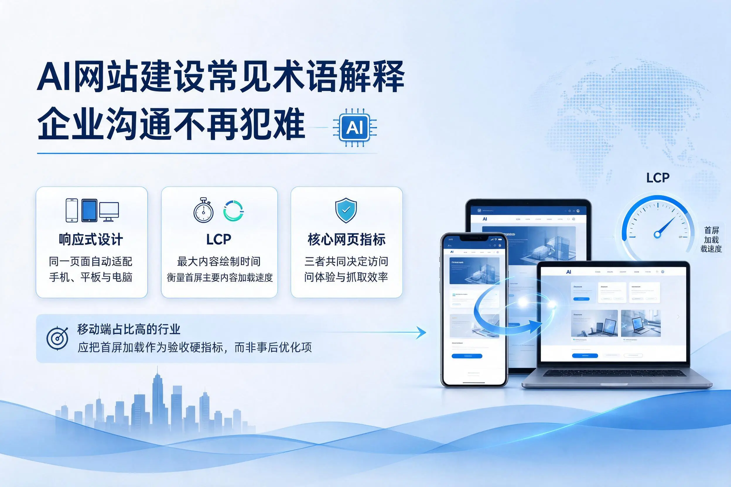 AI网站建设常见术语解释,烟台企业沟通不再犯难