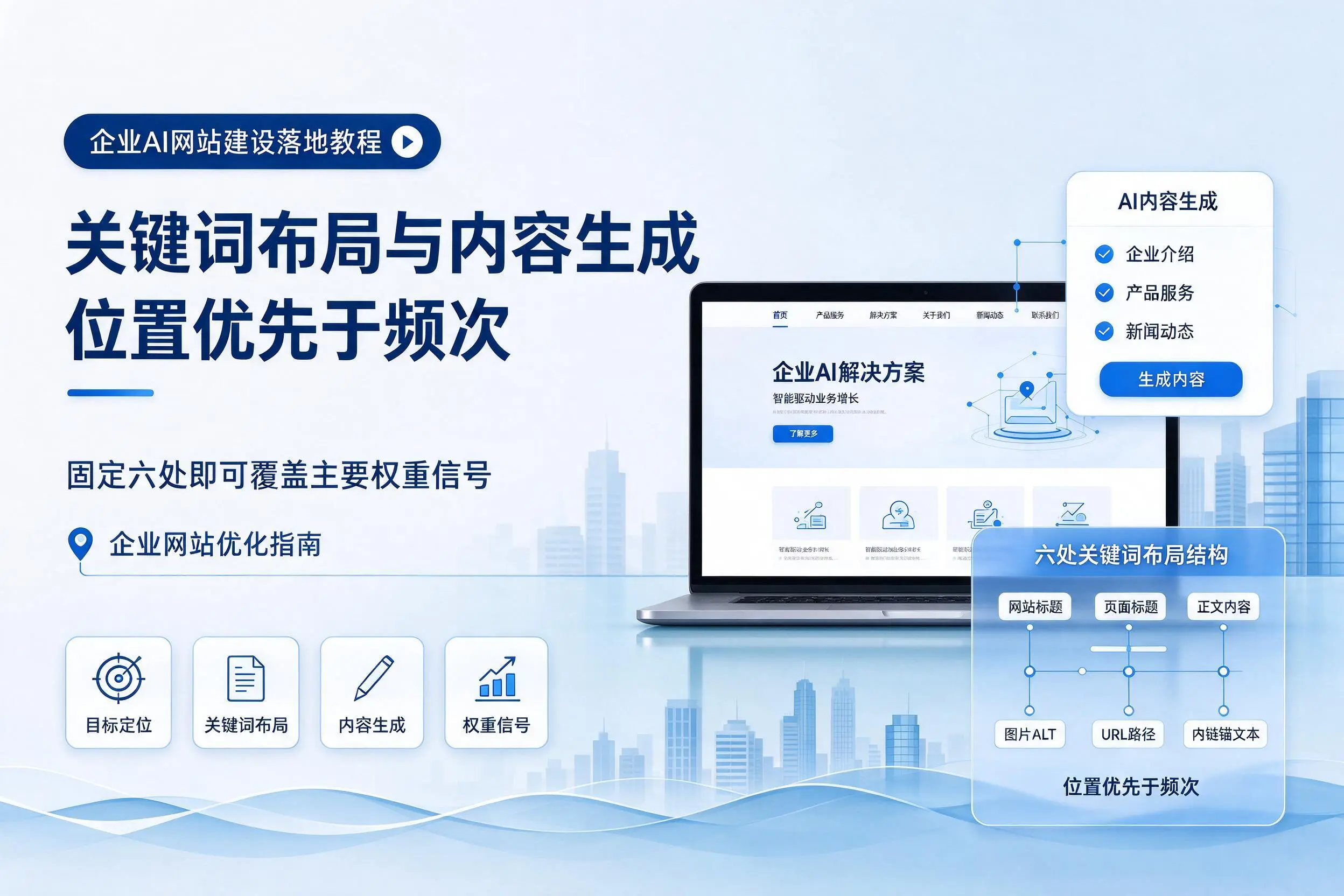 烟台企业AI网站建设落地教程：关键词布局与内容生成