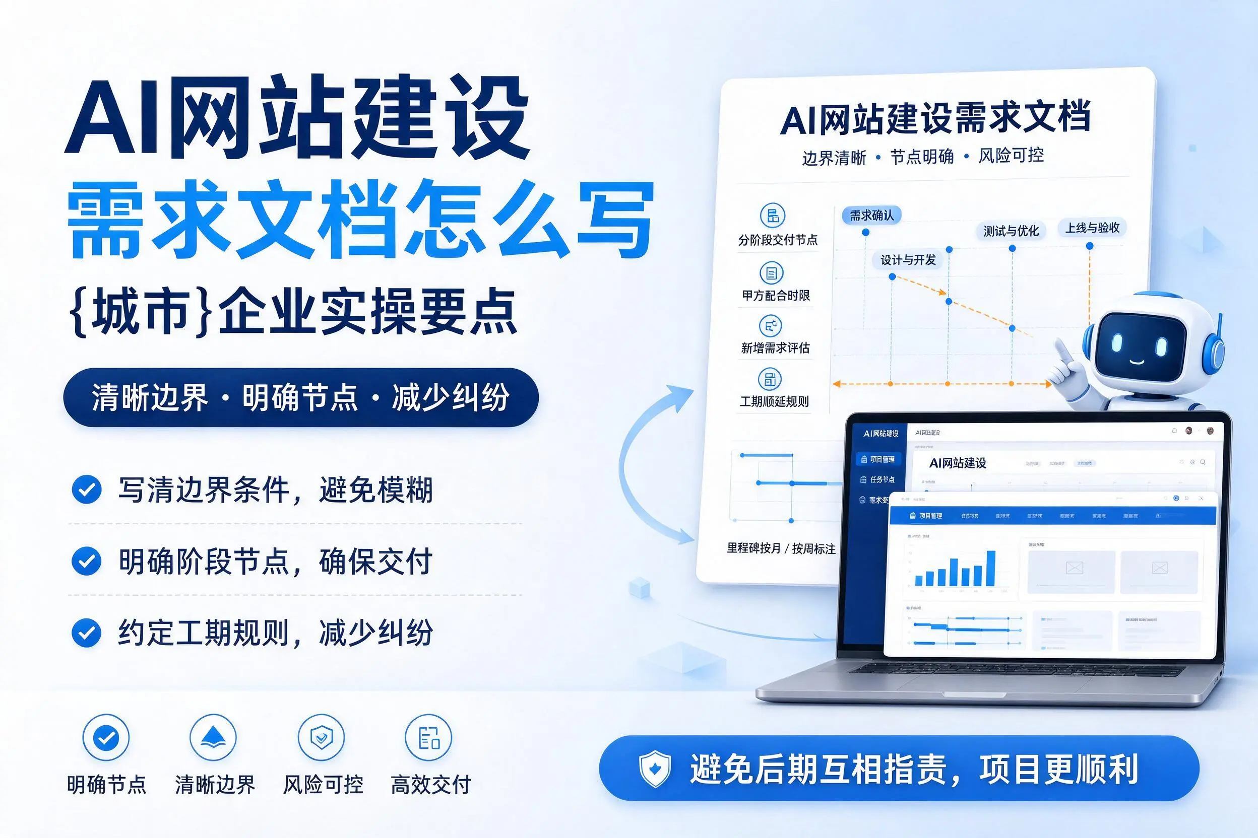 AI网站建设需求文档怎么写,烟台企业实操要点